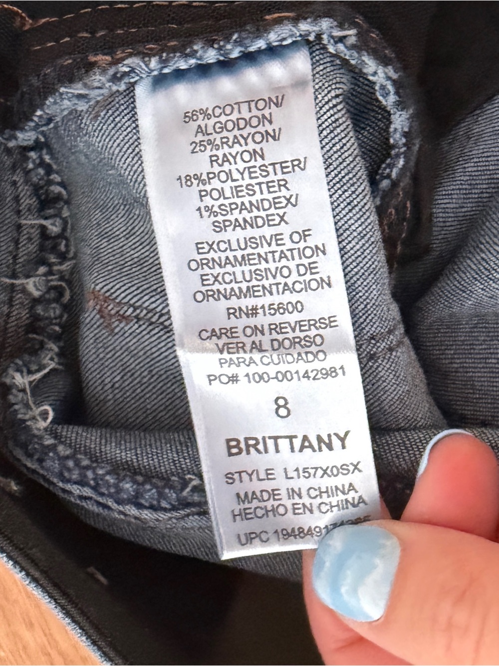 Wit & Wisdom Brittany ‘Ab’solution Bootcut Jeans Blue Women's - Size 8 - Picture 11 of 11